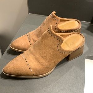 Heeled Mules with Studs